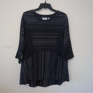 Habitat 3/4 Sleeve Lagenlook Tunic with Pockets Size Small